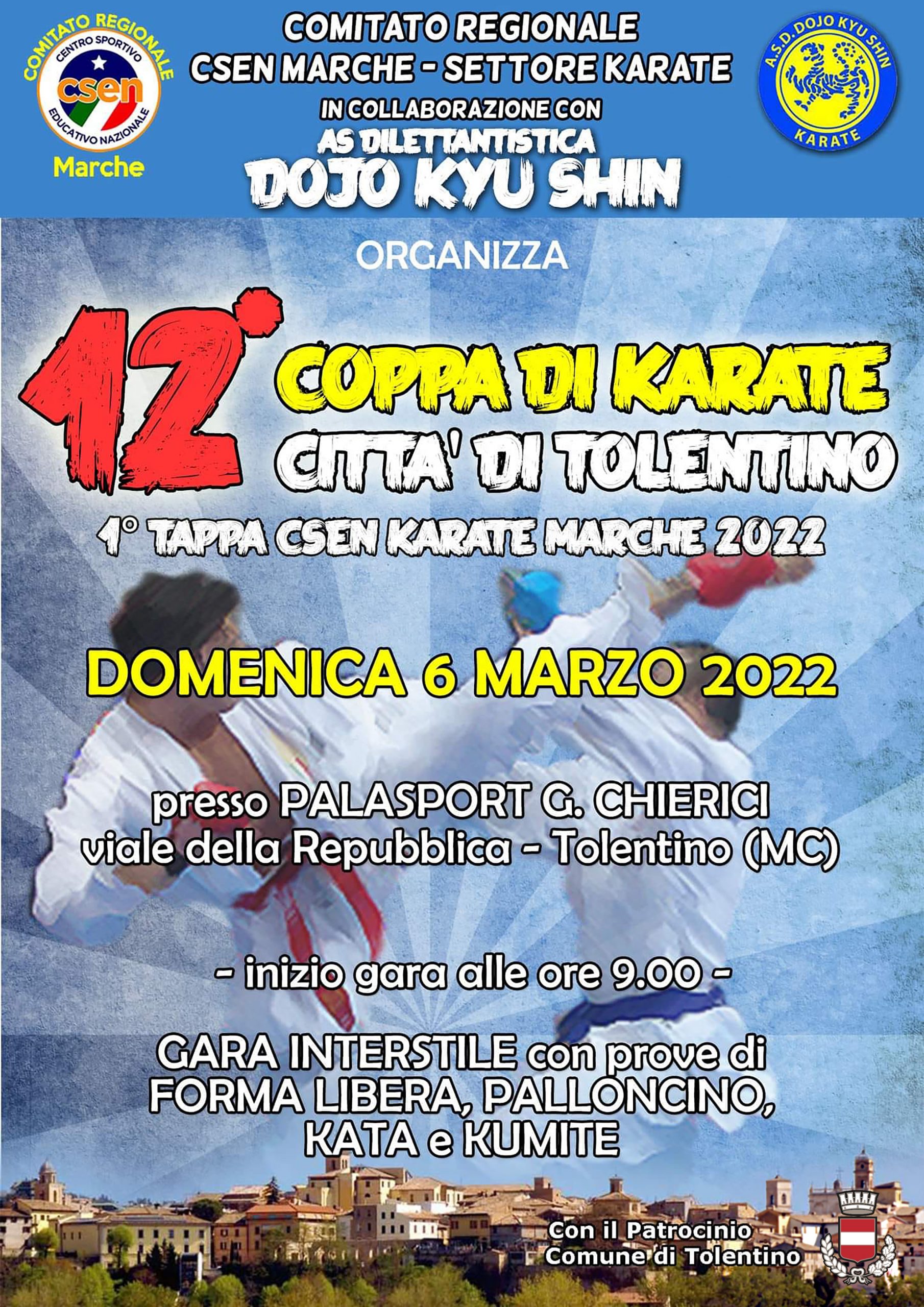 12^ Coppa di karate Città di Tolentino-06/03/22.