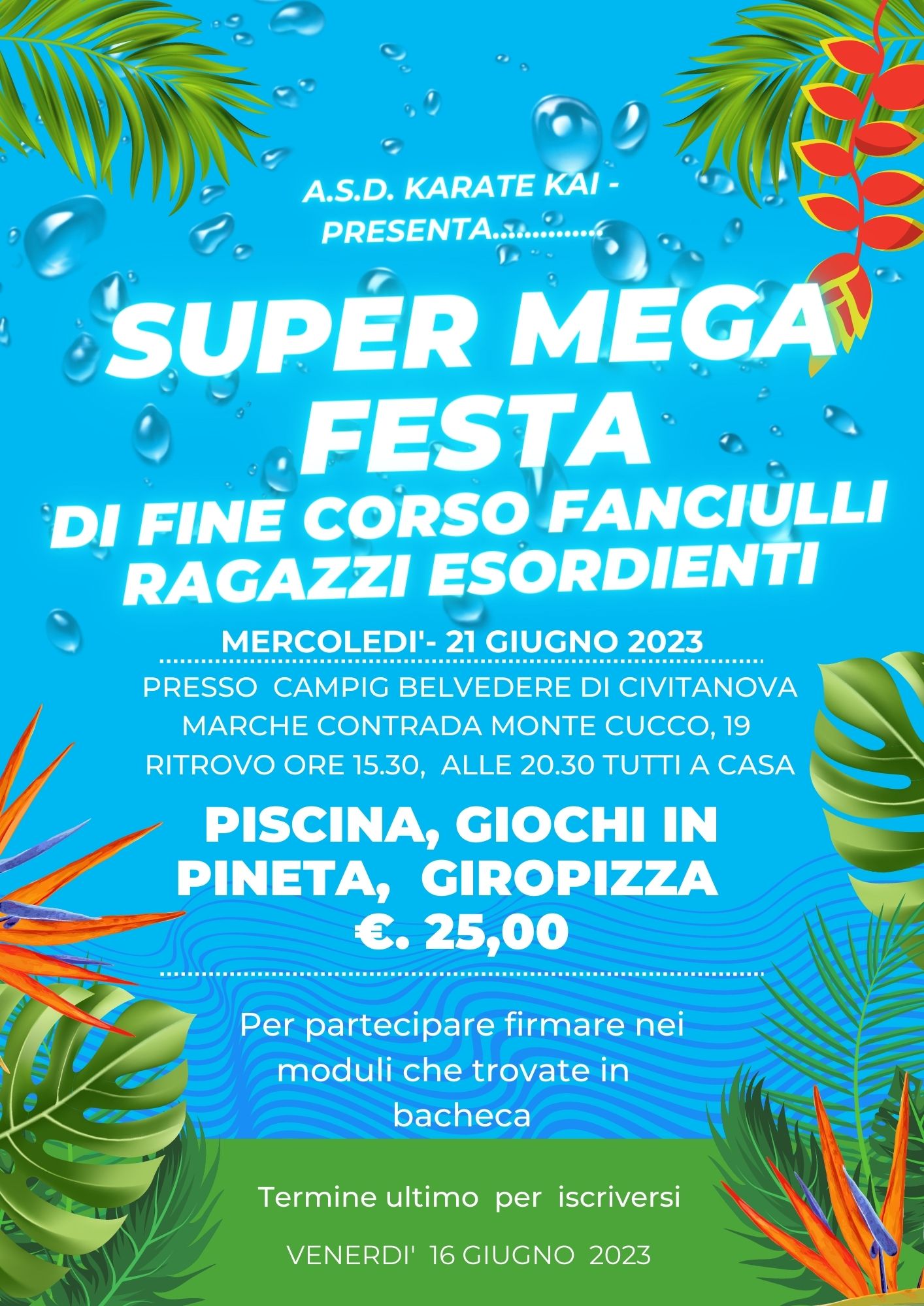 Super mega festa in piscina, Civitanova M., 21/06/2023