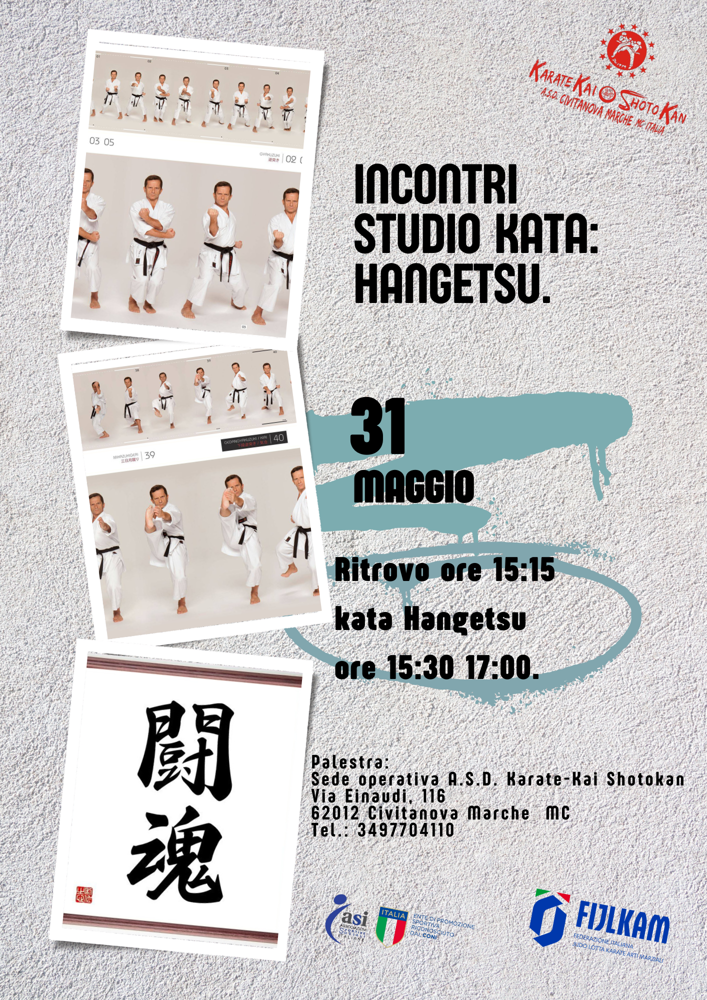 INCONTRI STUDIO KATA: Hangetsu – Civitanova Marche, 31/05/2025.